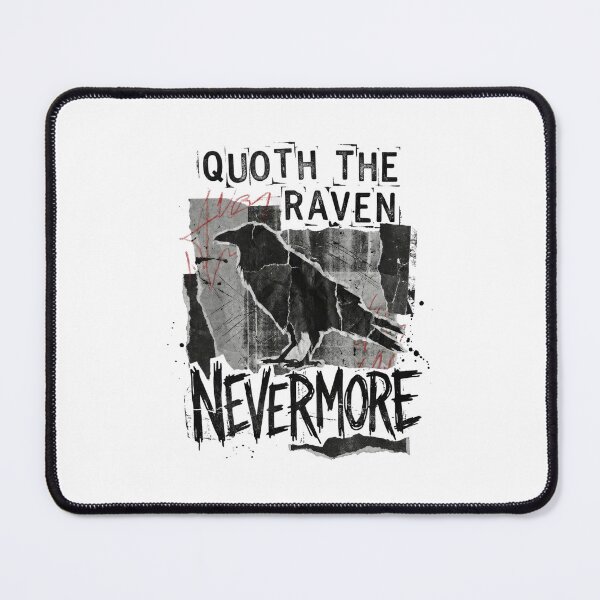 Item preview, Edgar Allan Poe Quoth the Raven Nevermore Grunge designed and sold by Fenay Designs.