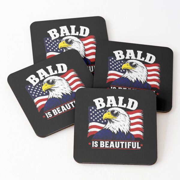 Item preview, Bald is Beautiful 4th of July Independence Day Bald Eagle designed and sold by clothesy7.