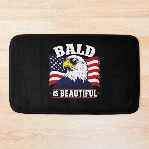 Item preview, Bald is Beautiful 4th of July Independence Day Bald Eagle designed and sold by clothesy7.