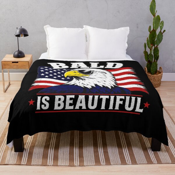 Item preview, Bald is Beautiful 4th of July Independence Day Bald Eagle designed and sold by clothesy7.