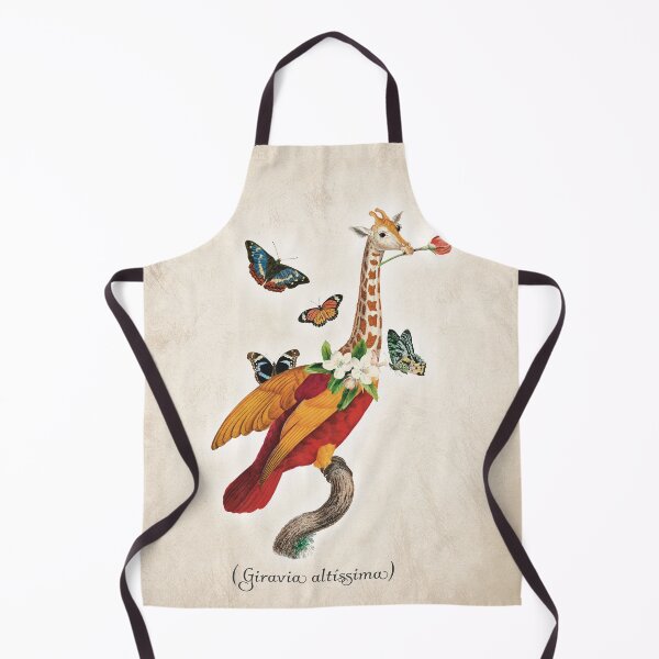 Item preview, Giravia Altíssima | Surreal Bird Giraffe Hybrid Collage Creature designed and sold by Becky-Poppins.