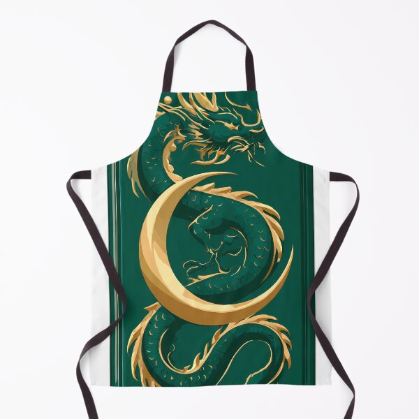 Item preview, Green Dragon Moon Tile designed and sold by pumsquare.