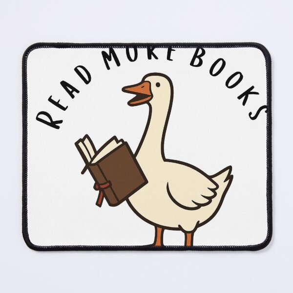 Item preview, Read more books - goose designed and sold by Bookish Blossom.