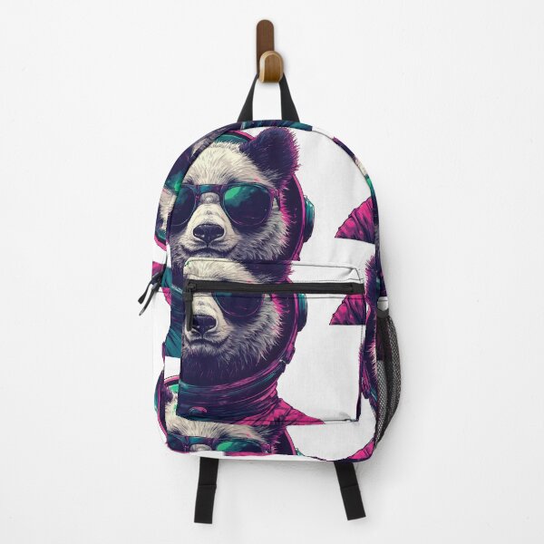 Item preview, Neon Panda Colorful Style Design designed and sold by ArtMindFusion.