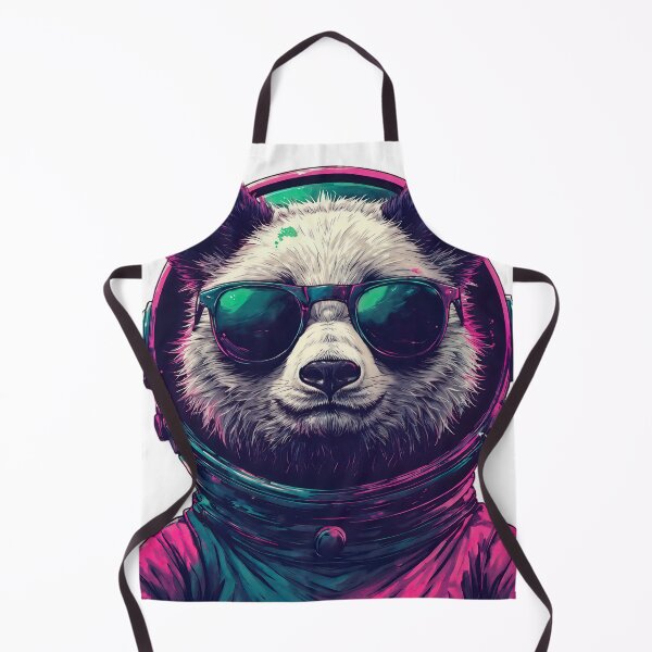 Item preview, Neon Panda Colorful Style Design designed and sold by ArtMindFusion.