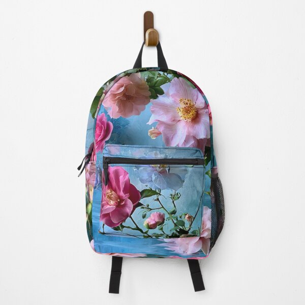 Item preview, Dreamlike Camellia Symphony – Chagall-Inspired Floral Fantasy designed and sold by VelvetThornsArt.