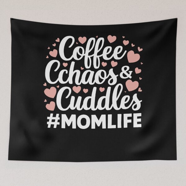 Item preview, Coffee Chaos Cuddles Momlife designed and sold by SiarheiYur.