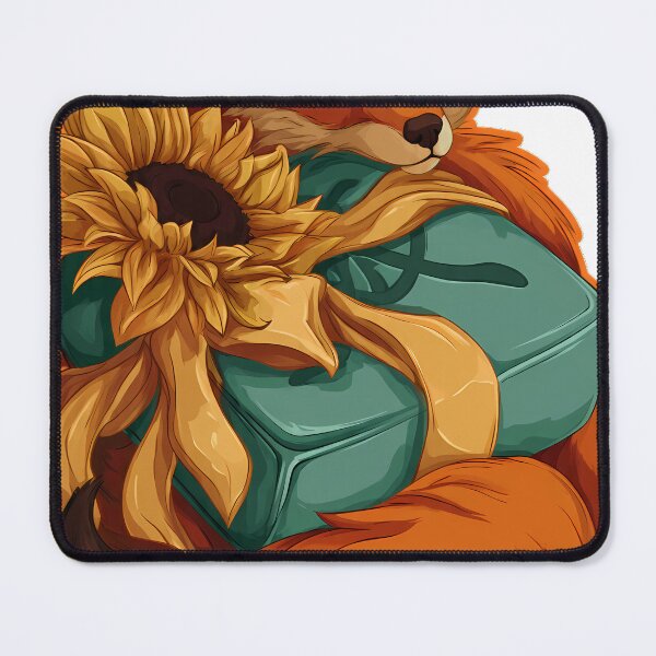 Item preview, Ribboned Jade Tile Fox designed and sold by pumsquare.