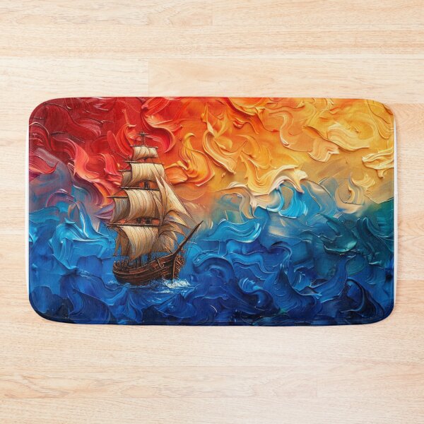 Item preview, Sailing Ship in Stormy Seas designed and sold by James DeFazio.