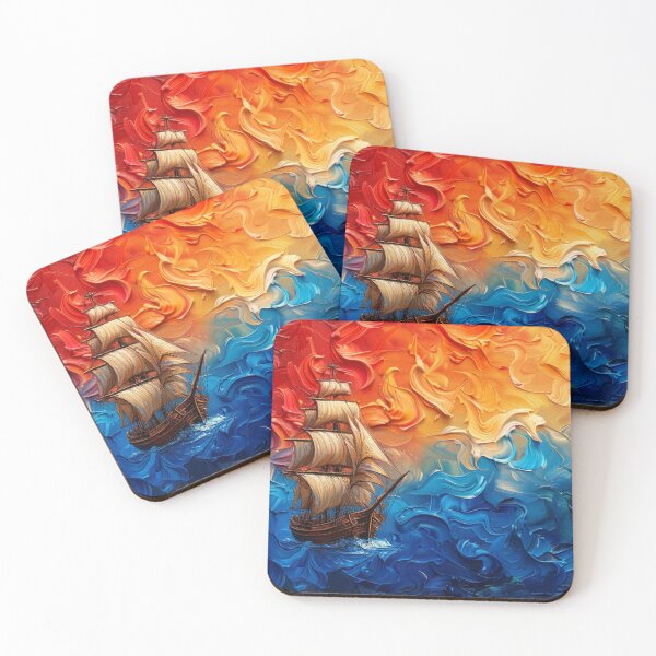 Item preview, Sailing Ship in Stormy Seas designed and sold by James DeFazio.