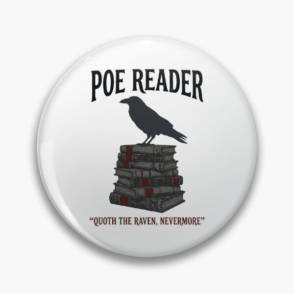 Item preview, Edgar Allan Poe Reader Raven Stack of Books Gothic designed and sold by Fenay Designs.