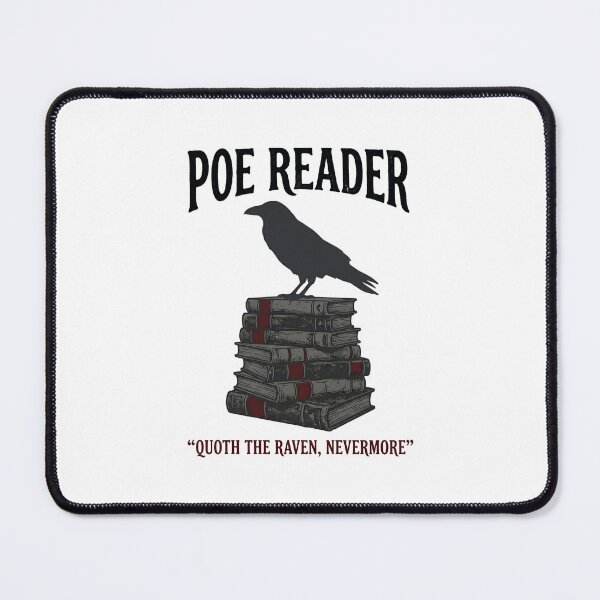 Item preview, Edgar Allan Poe Reader Raven Stack of Books Gothic designed and sold by Fenay Designs.