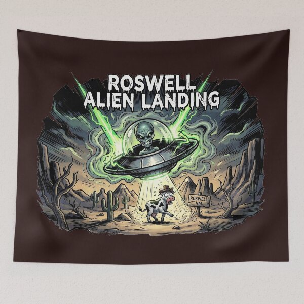 Item preview, Roswell Alien Landing designed and sold by puzzell.