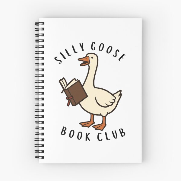 Item preview, Silly Goose Book Club designed and sold by Bookish Blossom.