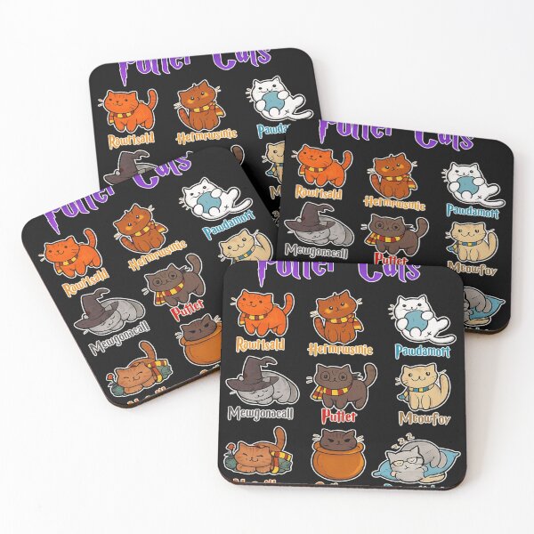 Item preview, Wizard Cats Cute Fantasy Parody Illustration designed and sold by ZEtexaxe.