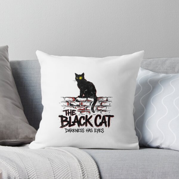 Item preview, Edgar Allan Poe The Black Cat Darkness Has Eyes designed and sold by Fenay Designs.