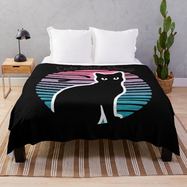 Item preview, Cat And Snail Retro Sunset designed and sold by SiarheiYur.