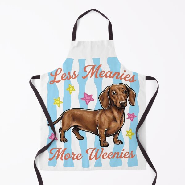 Item preview, Less Meanies More Weenies Striped Dachshund Kindness Art designed and sold by VGAfanatic.