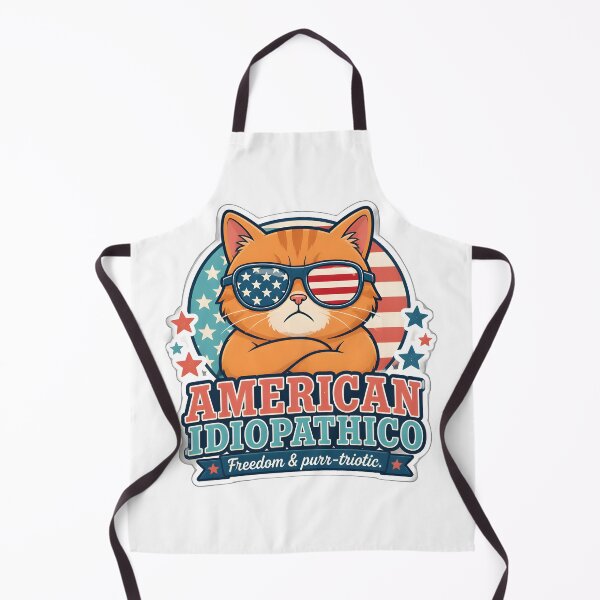 Item preview, American Idiopathico Cat Sticker | Funny Veterinary Cat Humor designed and sold by Bettybee00.