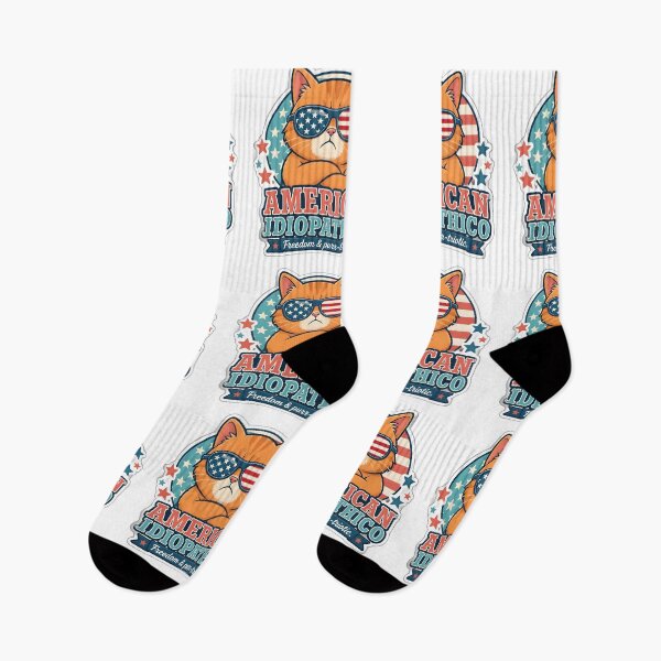 Item preview, American Idiopathico Cat Sticker | Funny Veterinary Cat Humor designed and sold by Bettybee00.