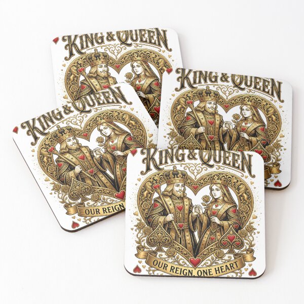 Item preview, King Queen Luxury Couple Graphic T-Shirt designed and sold by amol9999.
