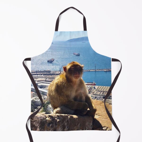 Item preview, Zen Macaque - Meditating Over the Mediterranean designed and sold by LittleHandsBigWorld.