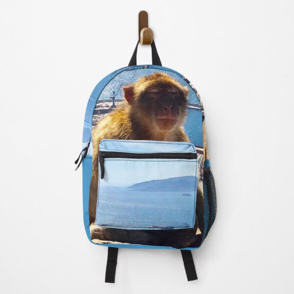 Item preview, Zen Macaque - Meditating Over the Mediterranean designed and sold by LittleHandsBigWorld.