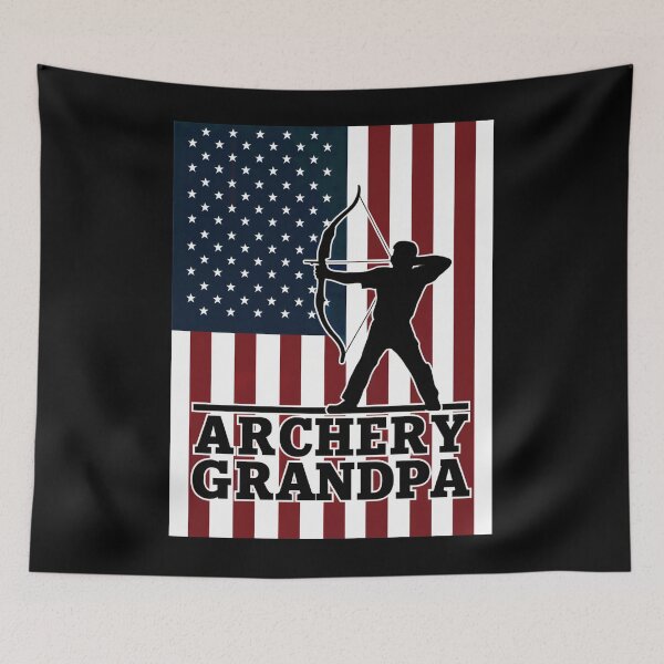 Item preview, Archery Grandpa Flag designed and sold by SiarheiYur.