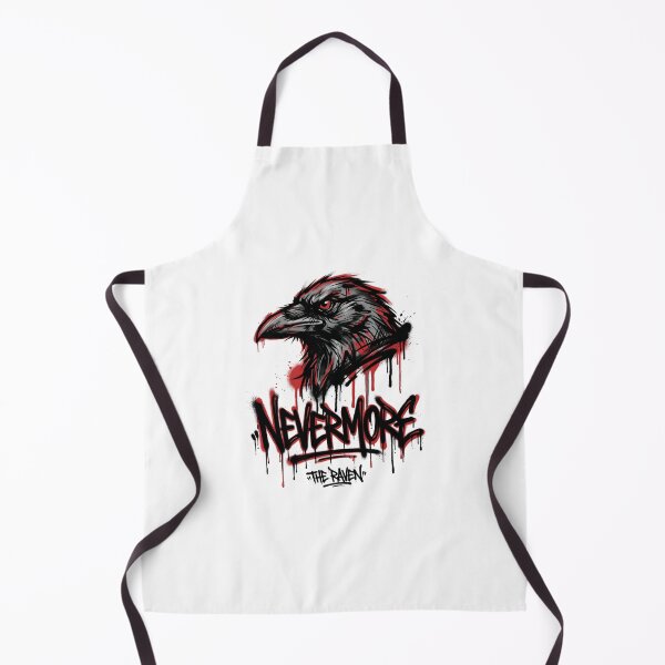 Item preview, Edgar Allan Poe Graffiti Spray Paint Nevermore Raven designed and sold by Fenay Designs.