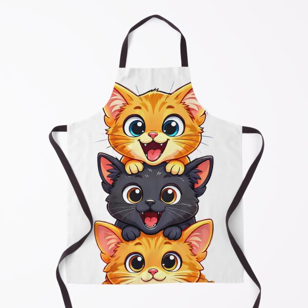 Item preview, Cute little cats stack in a queue look in an amazed face designed and sold by DrimitStore.