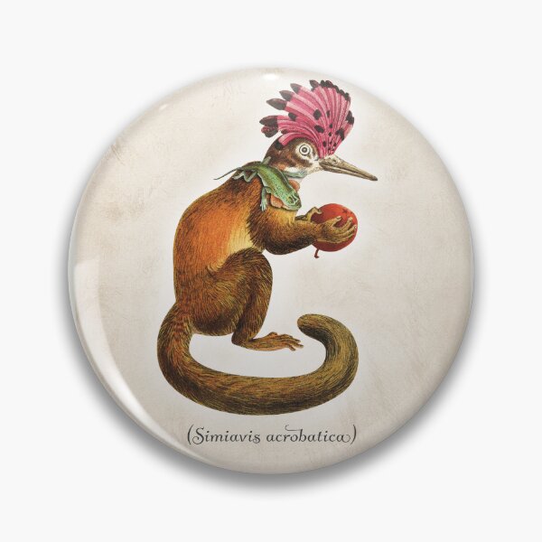 Item preview, Siniavis Acrobatica | Surreal Monkey Bird Hybrid Collage Creature designed and sold by Becky-Poppins.