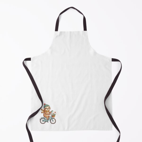 Item preview, Cute Sloth Riding a Bicycle Cartoon designed and sold by KETO370.