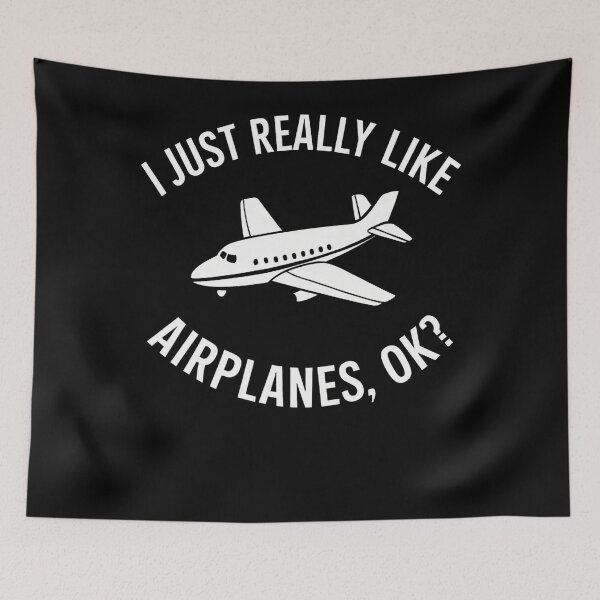 Item preview, I Just Really Like Airplanes designed and sold by SiarheiYur.