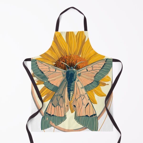 Item preview, Embroidery Hoop Sunflower Moth designed and sold by pumsquare.