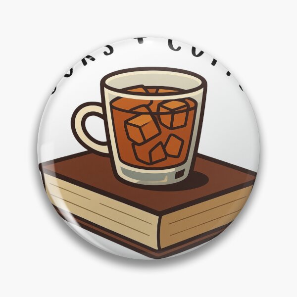 Item preview, Books and Coffee designed and sold by Bookish Blossom.