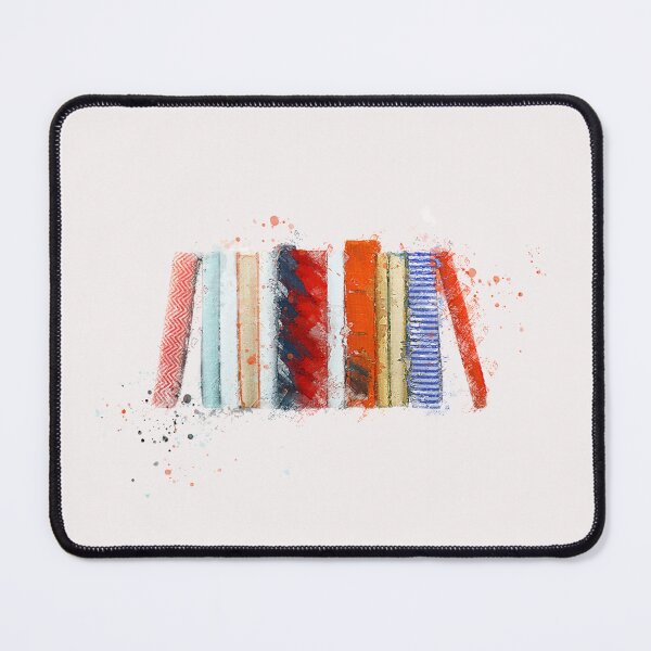 Item preview, Watercolour Rustic Colourful Books designed and sold by WhiteBreeze.