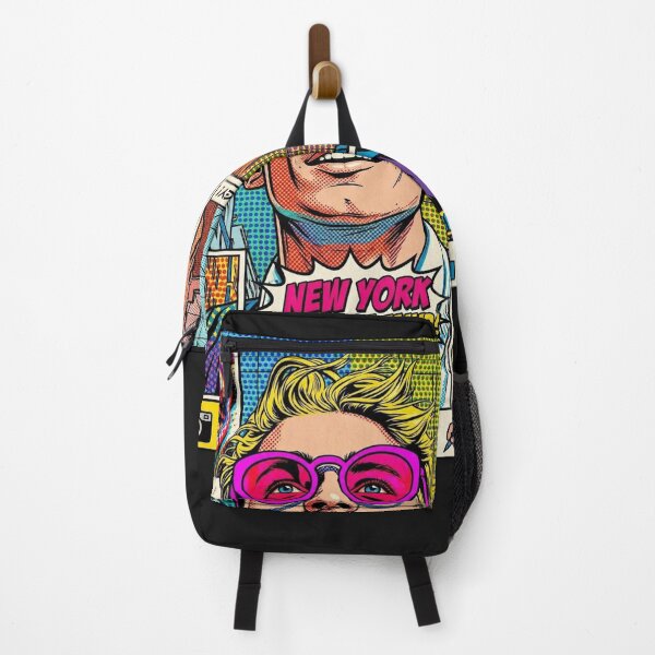 Item preview, Pop art graphic of a man with glasses and messy hair, portrait of a colorful festival designed and sold by G-M-Designs.