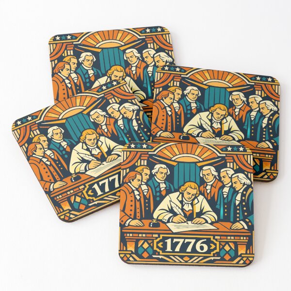 Item preview, Retro 1776 American Revolution Art Bold Vintage Patriotic Graphic designed and sold by FIREDesignsPOD.