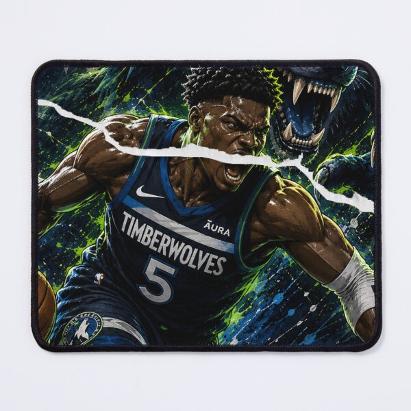 Item preview, Aggressive Timberwolves Mascot Design designed and sold by Pandora´s Box.