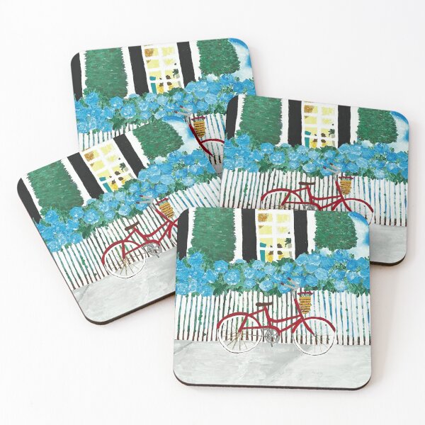 Item preview, Bicycle and Hydrangeas designed and sold by ChristiGames.