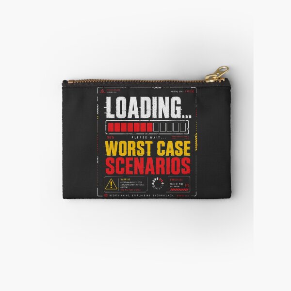 Item preview, Loading Worst Case Scenarios Funny Overthinking Design designed and sold by LowBatteryStudio ⭐.