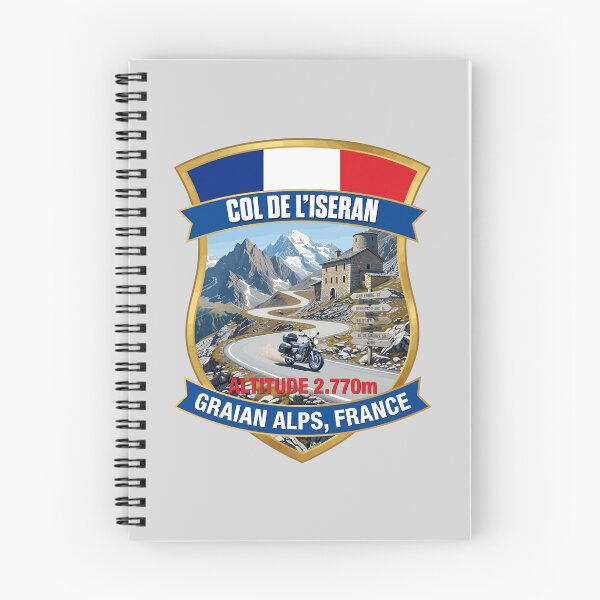 Item preview, Col de L'Iseran France Motorcycle Sticker TShirt 04 designed and sold by OuterShellUK.