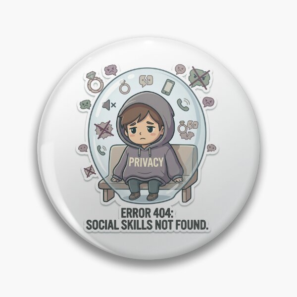 Item preview, Error 404 Habilidades sociales no encontradas designed and sold by IntrovertEngineer11.
