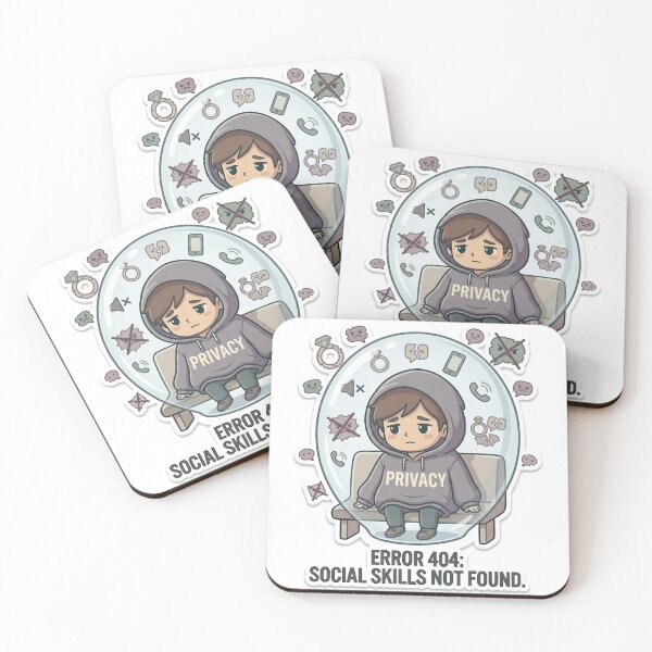Item preview, Error 404 Social Skills Not Found designed and sold by IntrovertEngineer11.