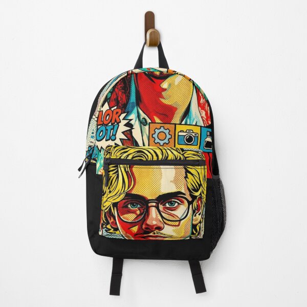 Item preview, Pop art graphic of a man with glasses and blond hair, portrait, colorful festival designed and sold by G-M-Designs.