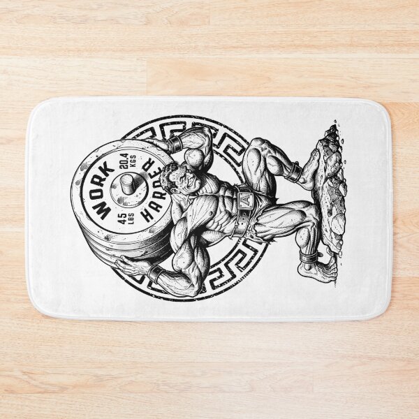 Item preview, Bodybuilder Greek God Gym Work Harder Funny Workout Muscle designed and sold by GrandeDuc.
