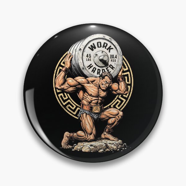 Item preview, Bodybuilder Greek God Gym Work Harder Funny Workout Muscle designed and sold by GrandeDuc.