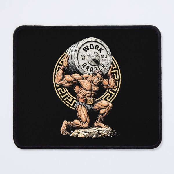 Item preview, Bodybuilder Greek God Gym Work Harder Funny Workout Muscle designed and sold by GrandeDuc.