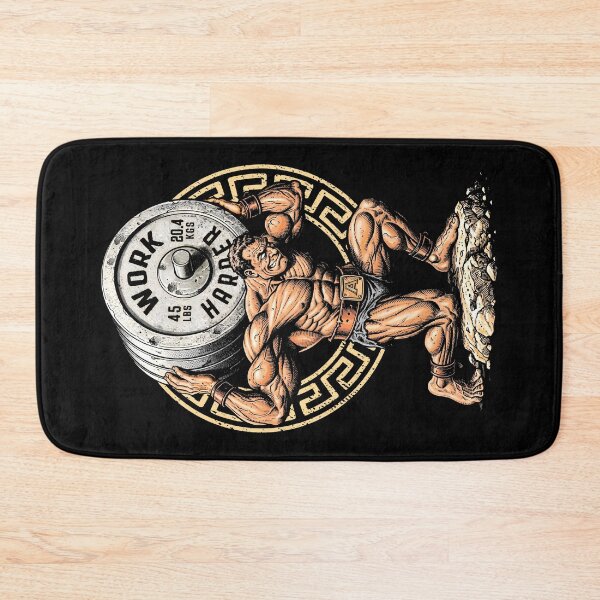 Item preview, Bodybuilder Greek God Gym Work Harder Funny Workout Muscle designed and sold by GrandeDuc.