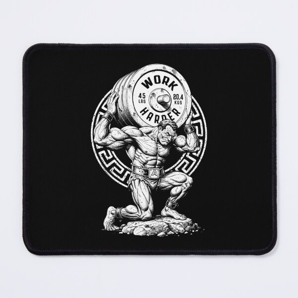 Item preview, Bodybuilder Greek God Gym Work Harder Funny Workout Muscle designed and sold by GrandeDuc.
